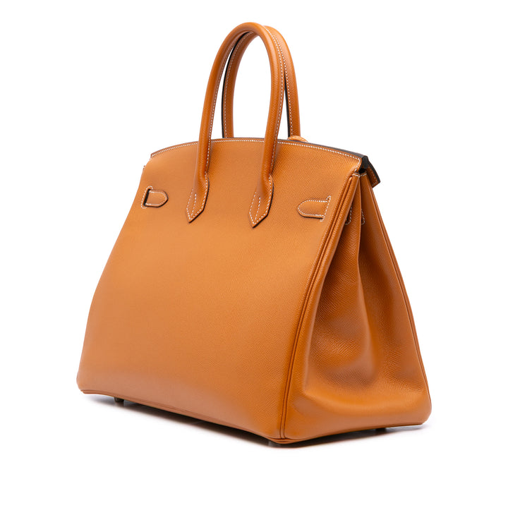 Epsom Birkin Retourne 35 Brown - Gaby Paris