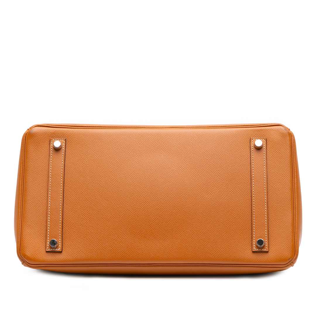 Epsom Birkin Retourne 35 Brown - Gaby Paris