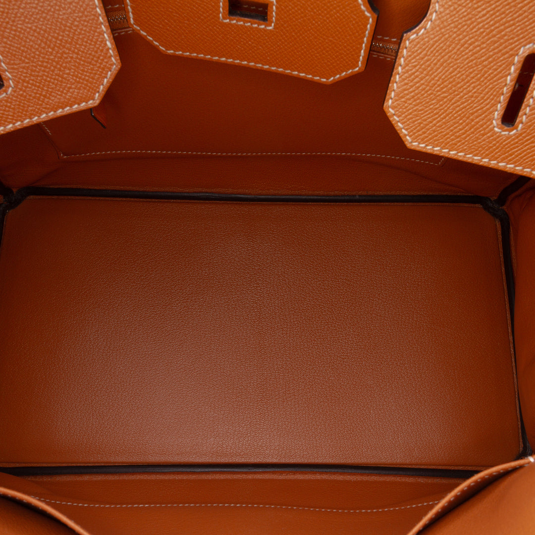 Epsom Birkin Retourne 35 Brown - Gaby Paris