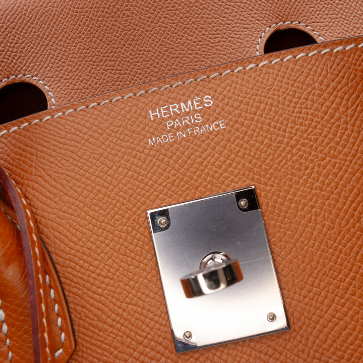 Epsom Birkin Retourne 35 Brown - Gaby Paris