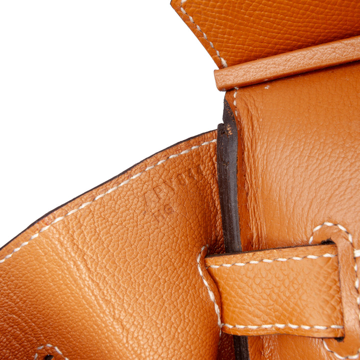 Epsom Birkin Retourne 35 Brown - Gaby Paris