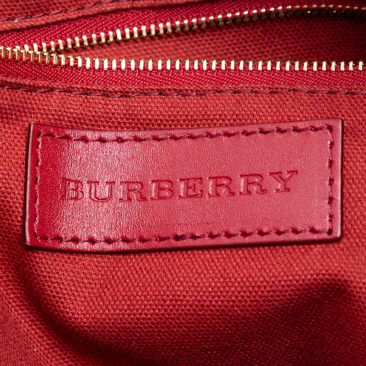 Burberry Medium Haymarket Check Coated Toile Salisbury Cabas