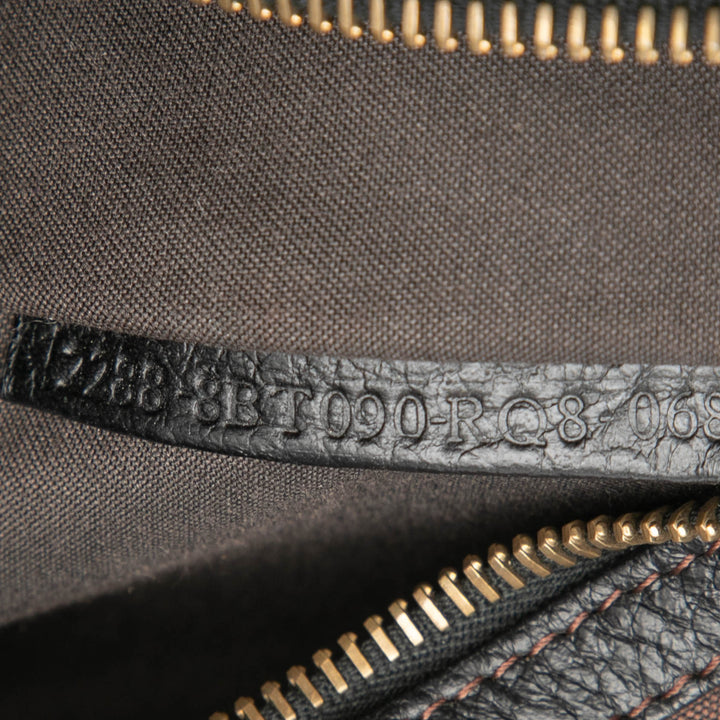 Fendi Sac bandoulière Zucchino F Charm Marron – vue 6 – GABY PARIS