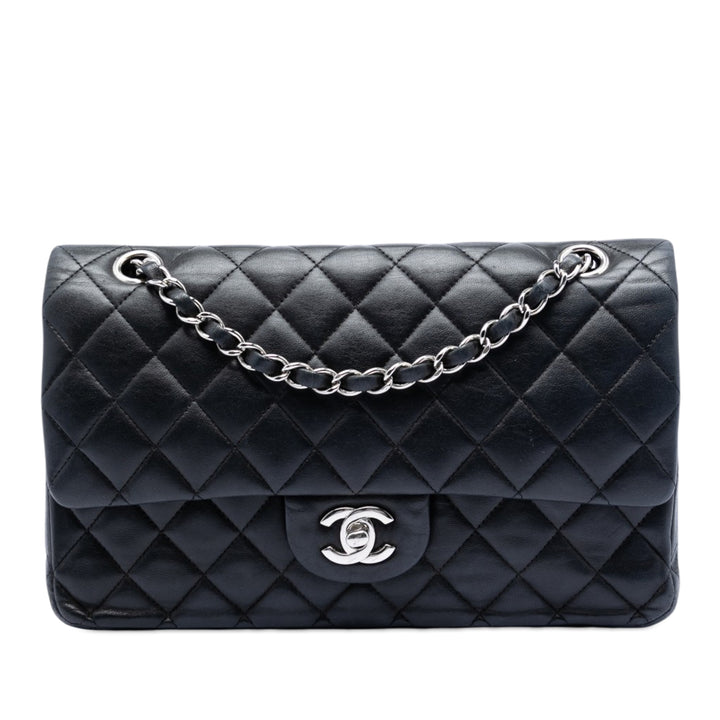 Chanel Medium Classic Cuir d’agneau Double rabat