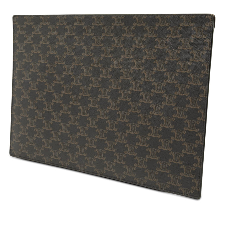 Triomphe Pochette Triomphe enduite Marron
