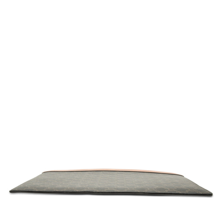 Triomphe Pochette Triomphe enduite Marron
