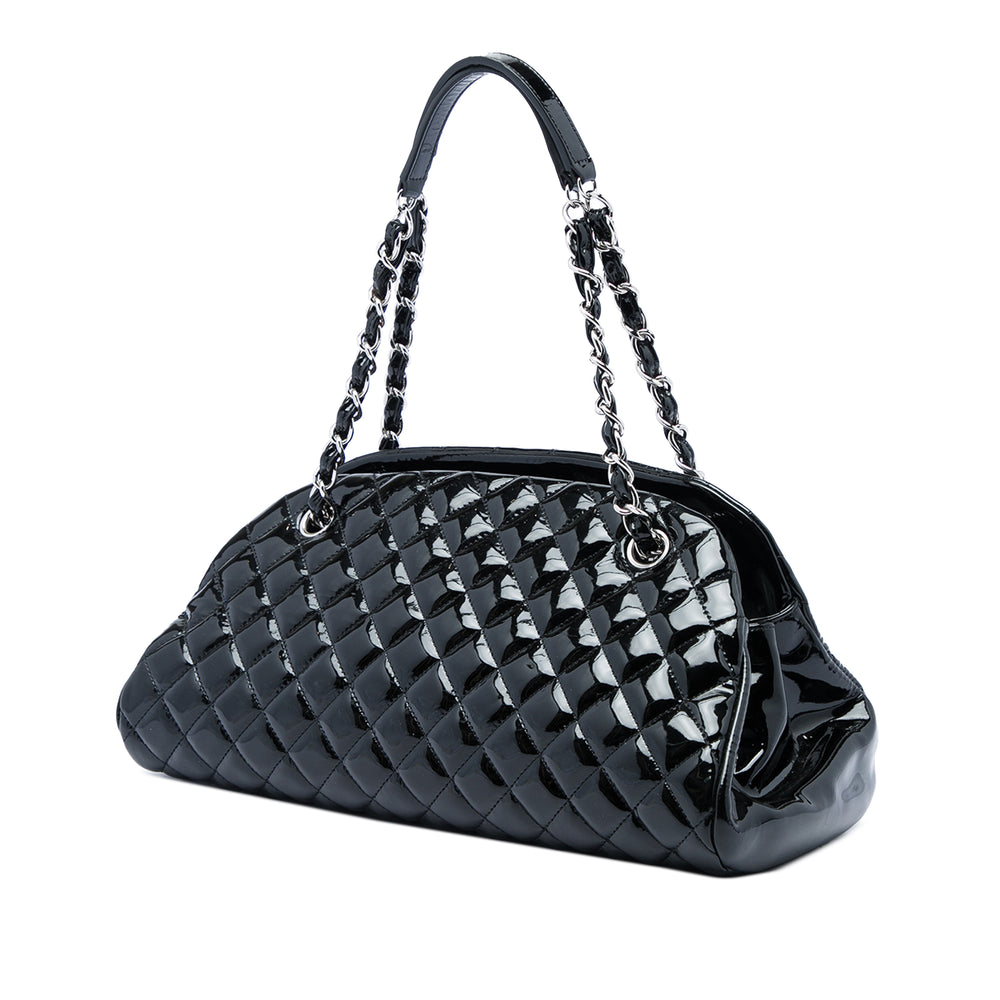 Chanel Matelassé Just Mademoiselle Sac bowling Moyen Noir – vue 2 – GABY PARIS