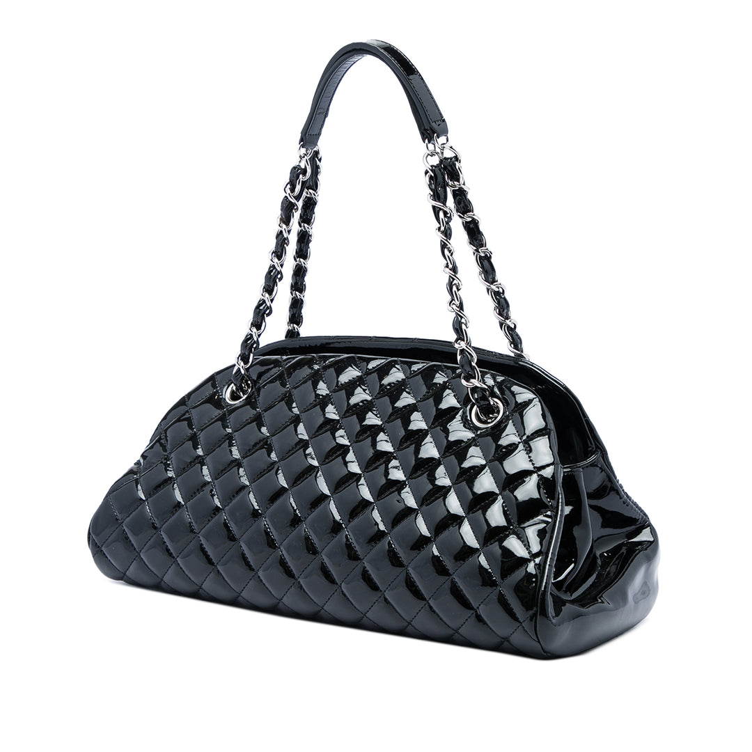 Chanel Matelassé Just Mademoiselle Sac bowling Moyen Noir – vue 2 – GABY PARIS