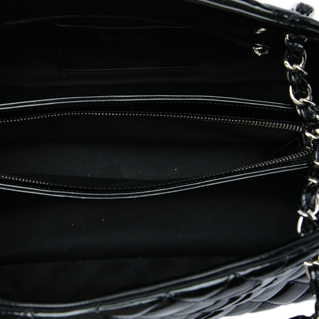 Chanel Matelassé Just Mademoiselle Sac bowling Moyen Noir – vue 4 – GABY PARIS