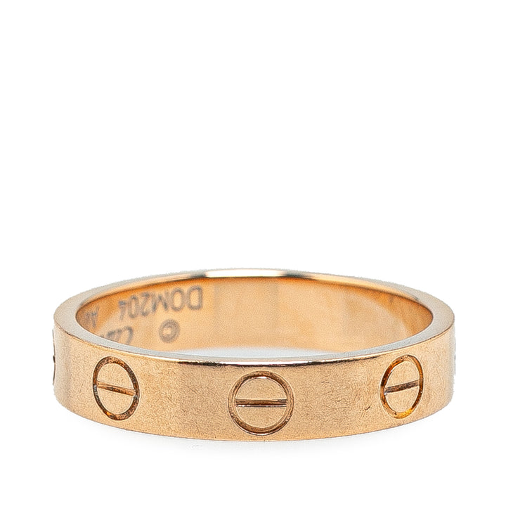 18K Rose Gold Love Ring Gold - Gaby Paris