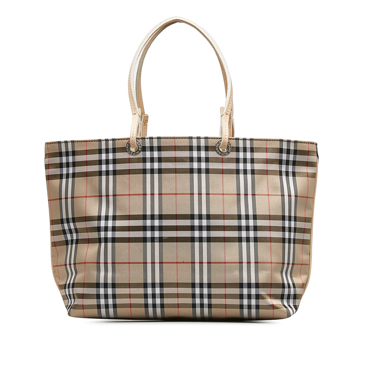 House Check Tote Brown - Gaby Paris