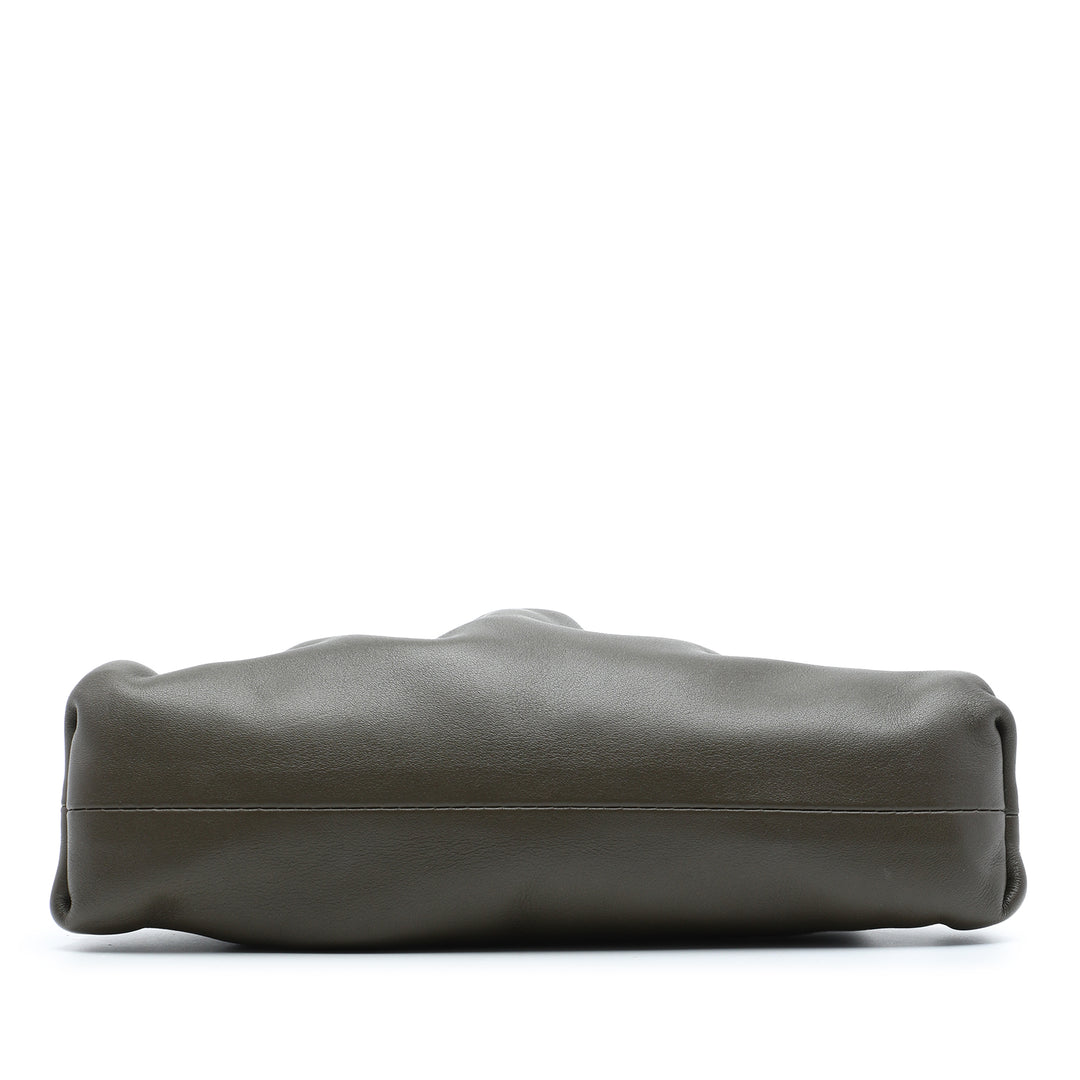 Bottega Veneta Pochette The Mini Cuir d'agneau Marron – vue 3 – GABY PARIS