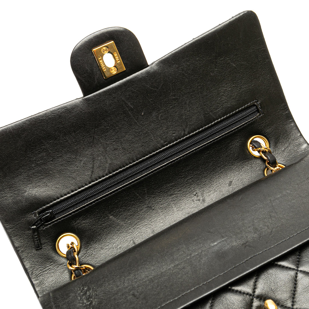 Chanel Medium Classic Cuir d’agneau Double rabat