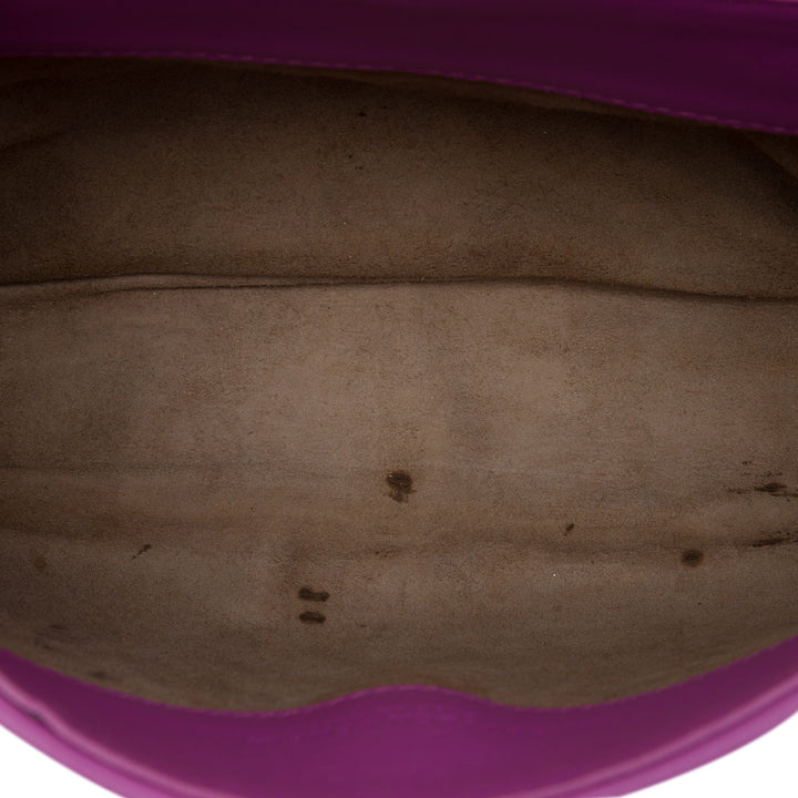 Bottega Veneta Sac porté épaule Intrecciato Olimpia nappa Petit Violet – vue 4 – GABY PARIS
