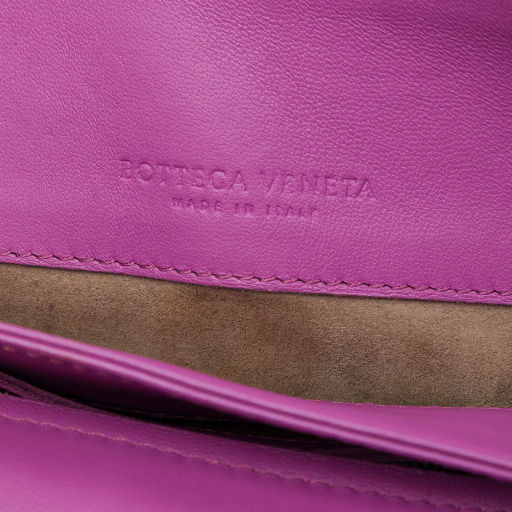 Bottega Veneta Sac porté épaule Intrecciato Olimpia nappa Petit Violet – vue 5 – GABY PARIS