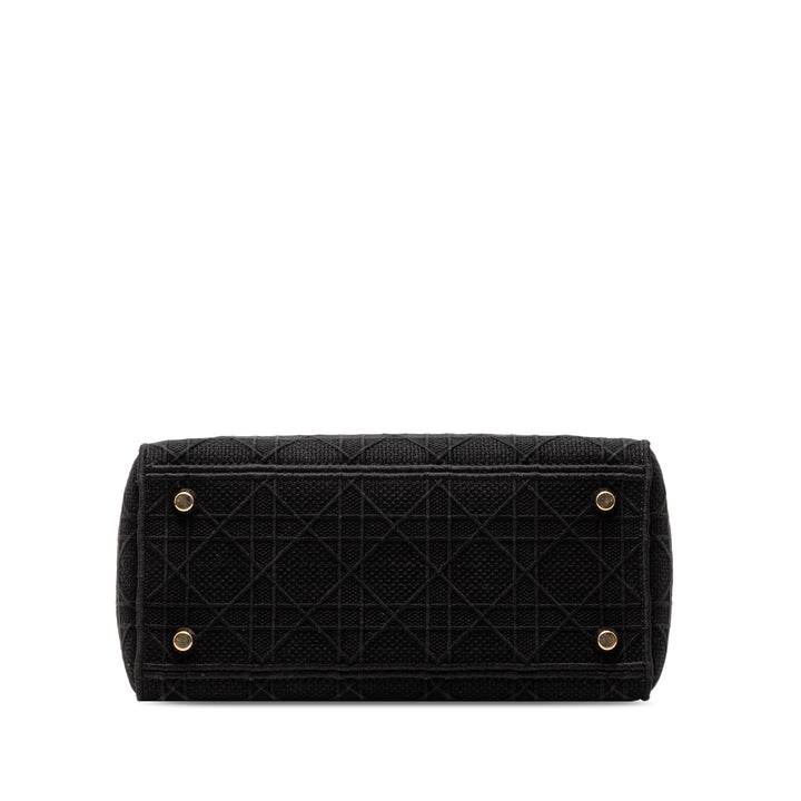 Dior Medium Toile Cannage Lady D Lite