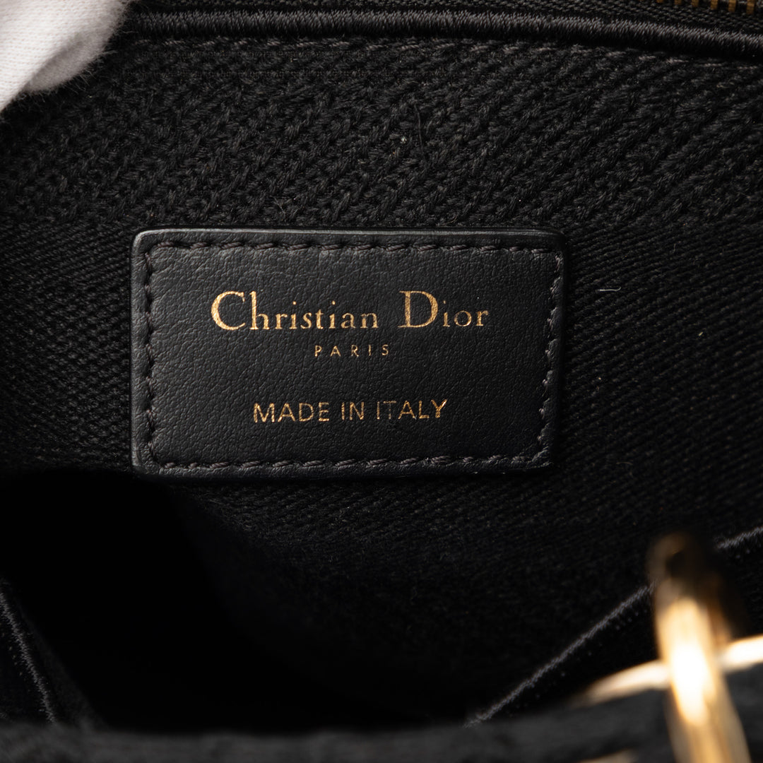 Dior Medium Toile Cannage Lady D Lite