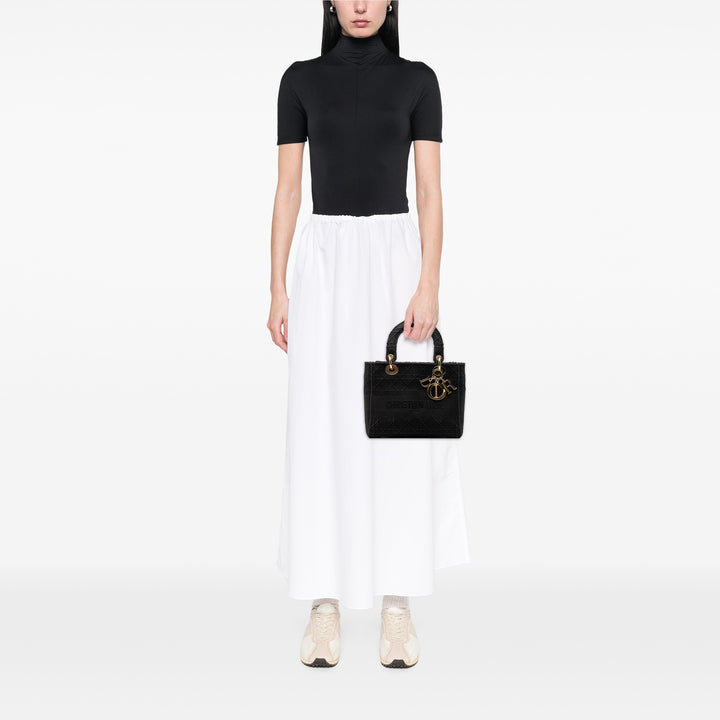 Dior Medium Toile Cannage Lady D Lite