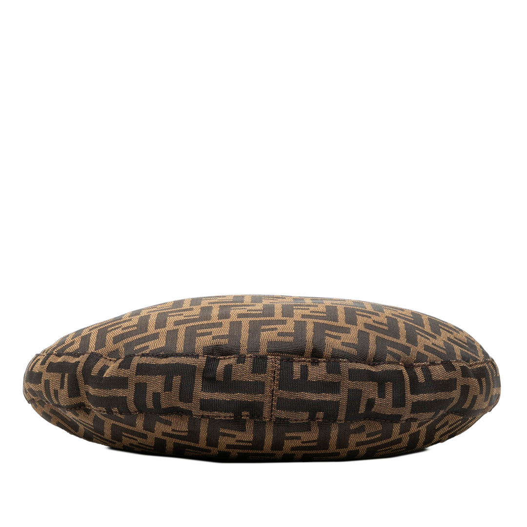 Fendi Zucca Toile Croissant Hobo