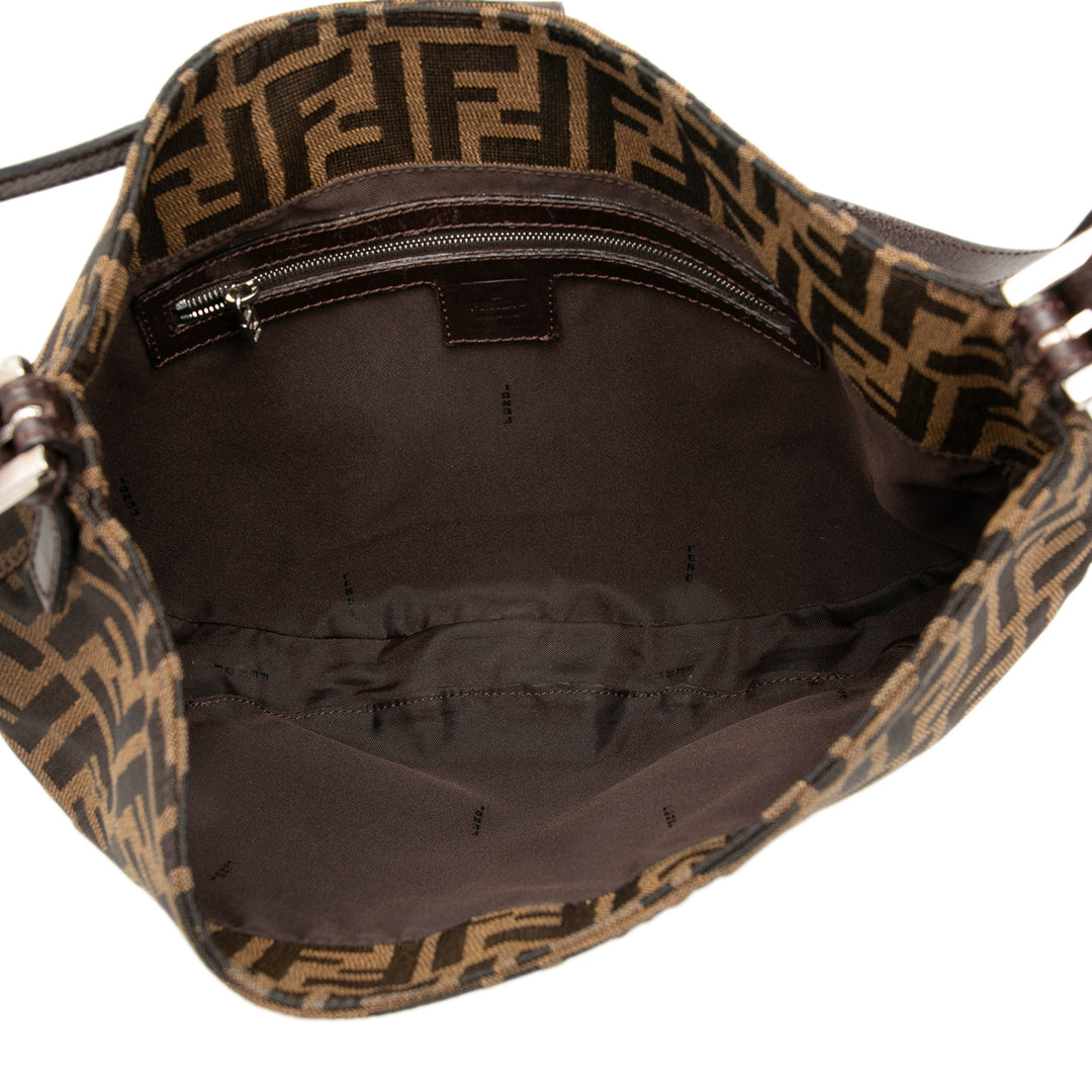 Fendi Zucca Toile Croissant Hobo