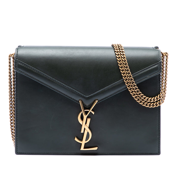 Saint Laurent Smooth Cuir de veau Monogram Cassandra Clasp Sac