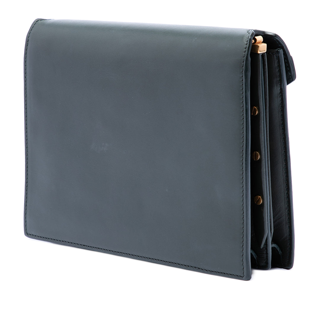 Saint Laurent Smooth Cuir de veau Monogram Cassandra Clasp Sac