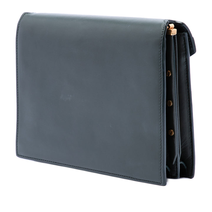 Saint Laurent Smooth Cuir de veau Monogram Cassandra Clasp Sac