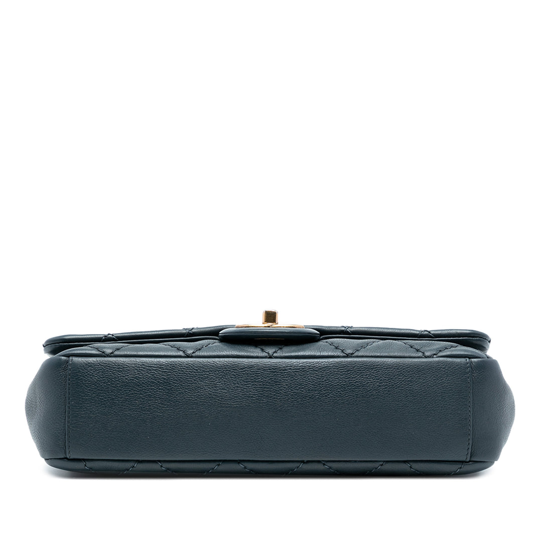 Chanel CC Matelassé Cuir de veau anse supérieure Bag