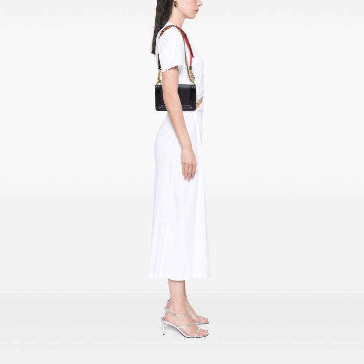 Chanel Small Cuir d’agneau embossé Cube Boy à rabat