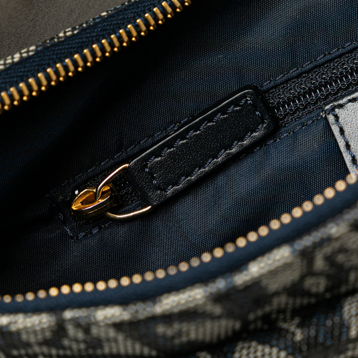 Dior Diorissimo Trotter Double Saddle Sac Bleu – vue 7 – GABY PARIS