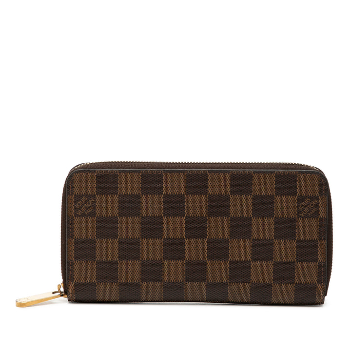 Louis Vuitton Damier Ebene Zippy Portefeuille long