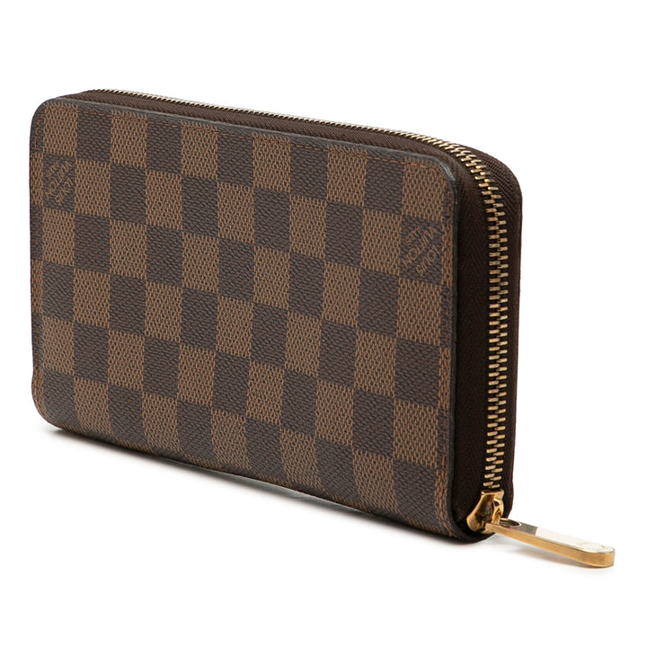 Louis Vuitton Damier Ebene Zippy Portefeuille long