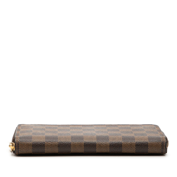 Louis Vuitton Damier Ebene Zippy Portefeuille long