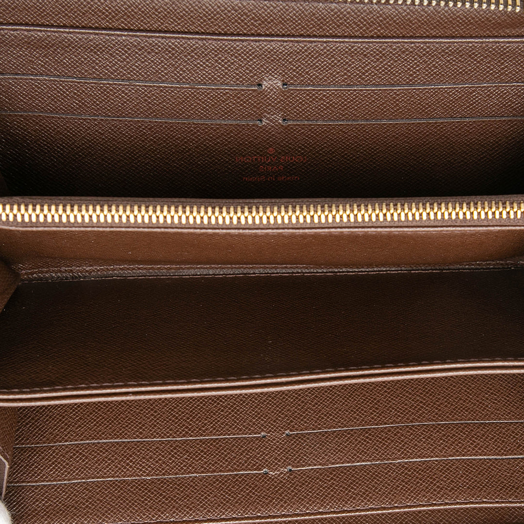 Louis Vuitton Damier Ebene Zippy Portefeuille long
