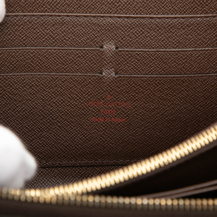 Louis Vuitton Damier Ebene Zippy Portefeuille long