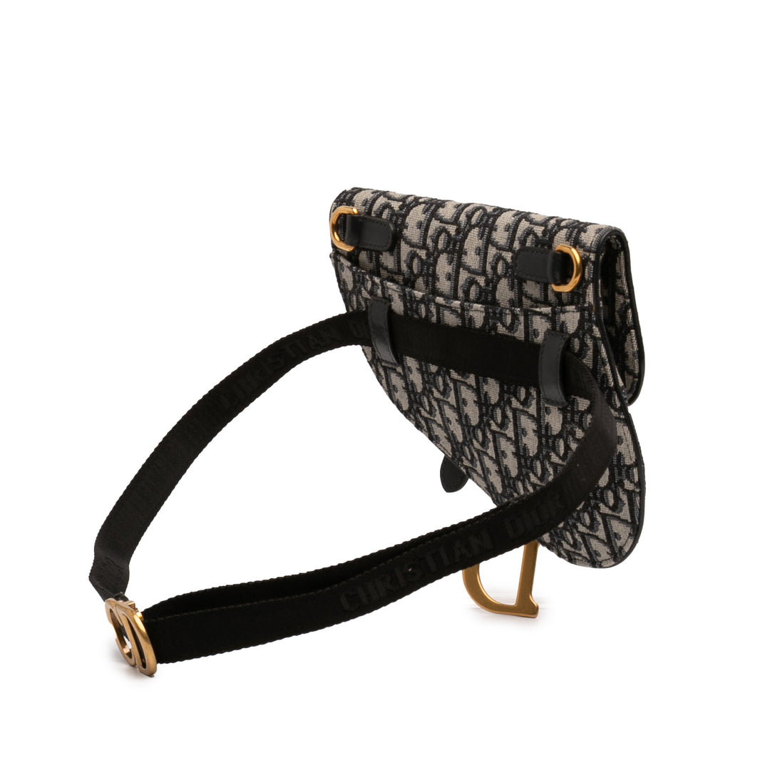 Dior Oblique Toile Saddle Sac ceinture