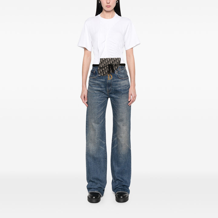Dior Oblique Toile Saddle Sac ceinture