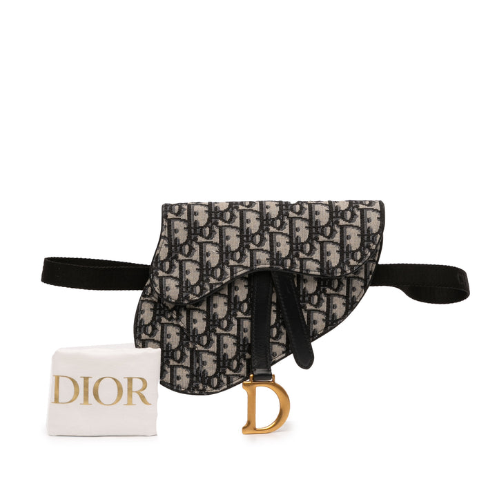 Dior Oblique Toile Saddle Sac ceinture