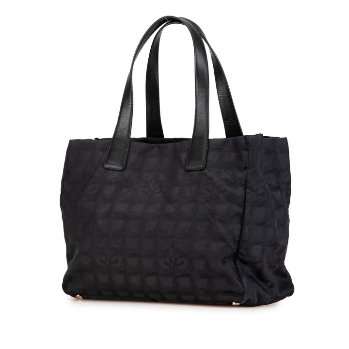 New Travel Line Nylon Tote Black - Gaby Paris