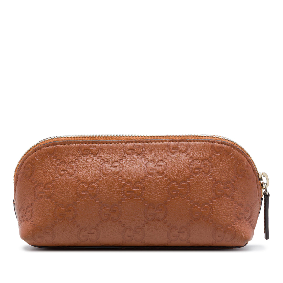 Gucci Guccissima Pochette Cuir