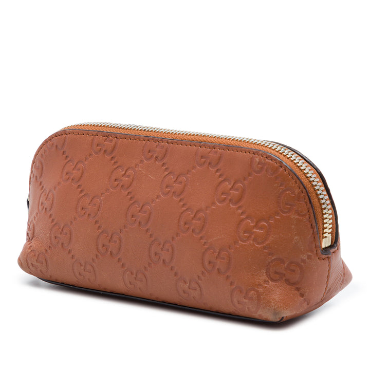 Gucci Guccissima Pochette Cuir