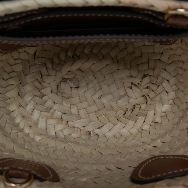 Miu Miu Logo Braided sac à Beige – vue 4 – GABY PARIS