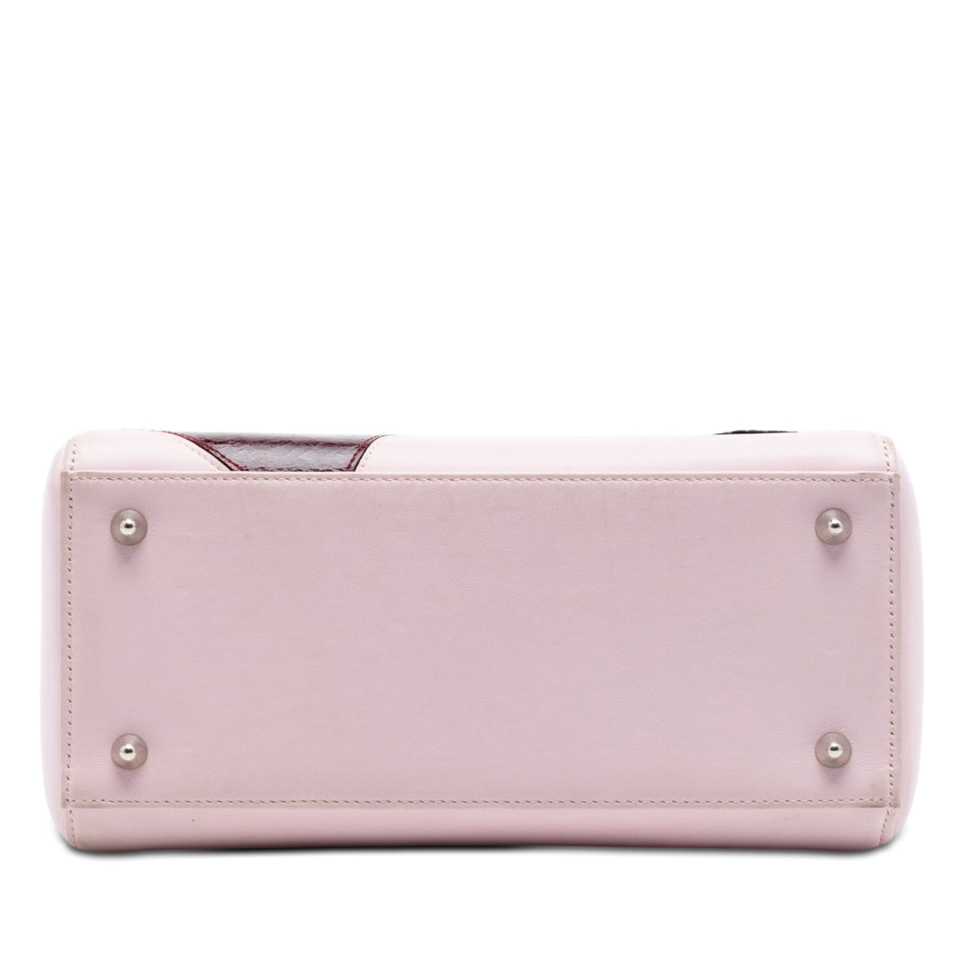 Dior Medium Cuir de veau Cuir verni brodé Valentines Day Heart Lady Dior