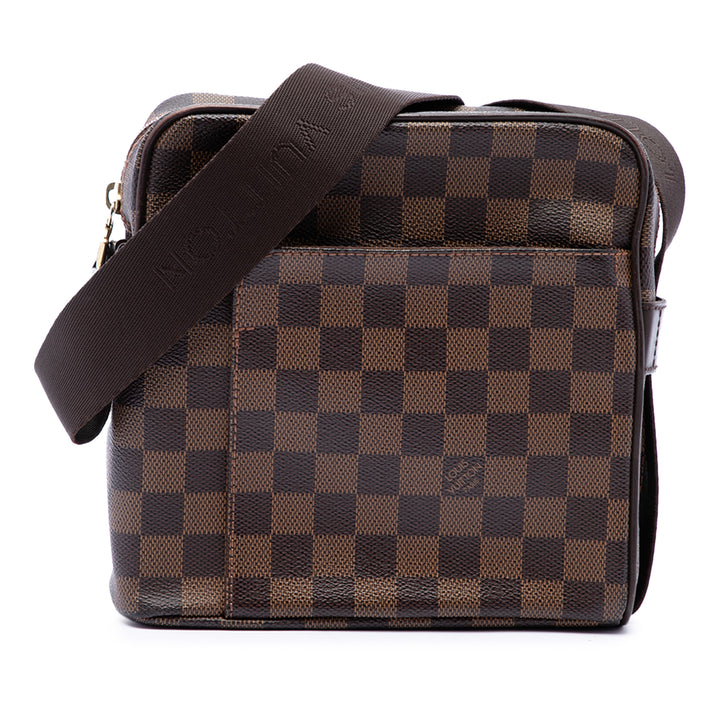 Louis Vuitton Olav PM Damier Ébène Marron – vue principale – GABY PARIS