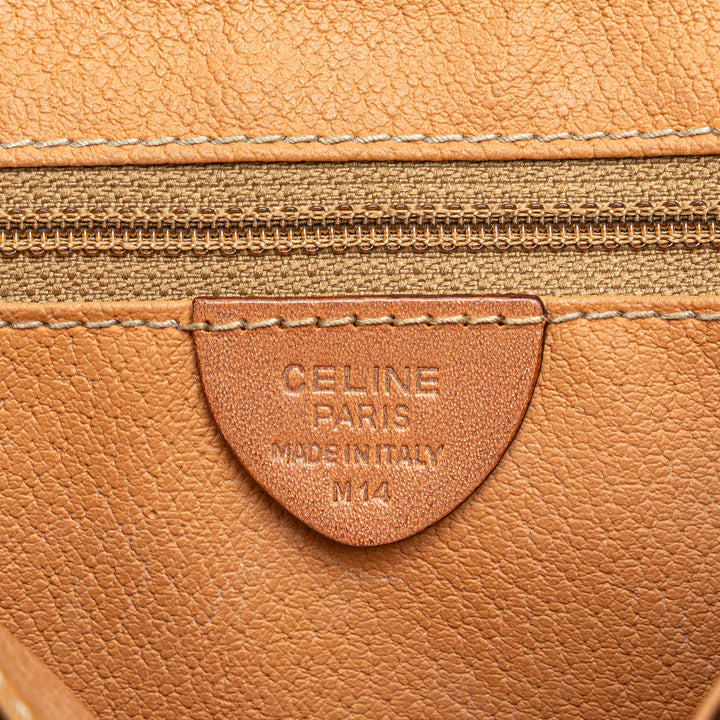 Macadam Coated Canvas Crossbody Brown - Gaby Paris