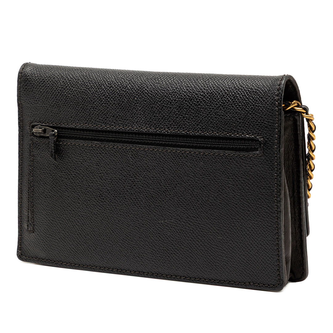 Chanel CC Cuir de veau grainé Wallet on Chain