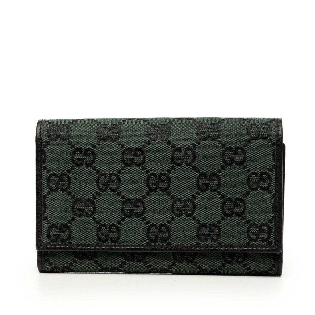 Gucci GG Trois volets Portefeuille long Toile