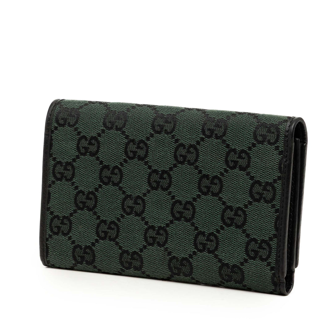 Gucci GG Trois volets Portefeuille long Toile