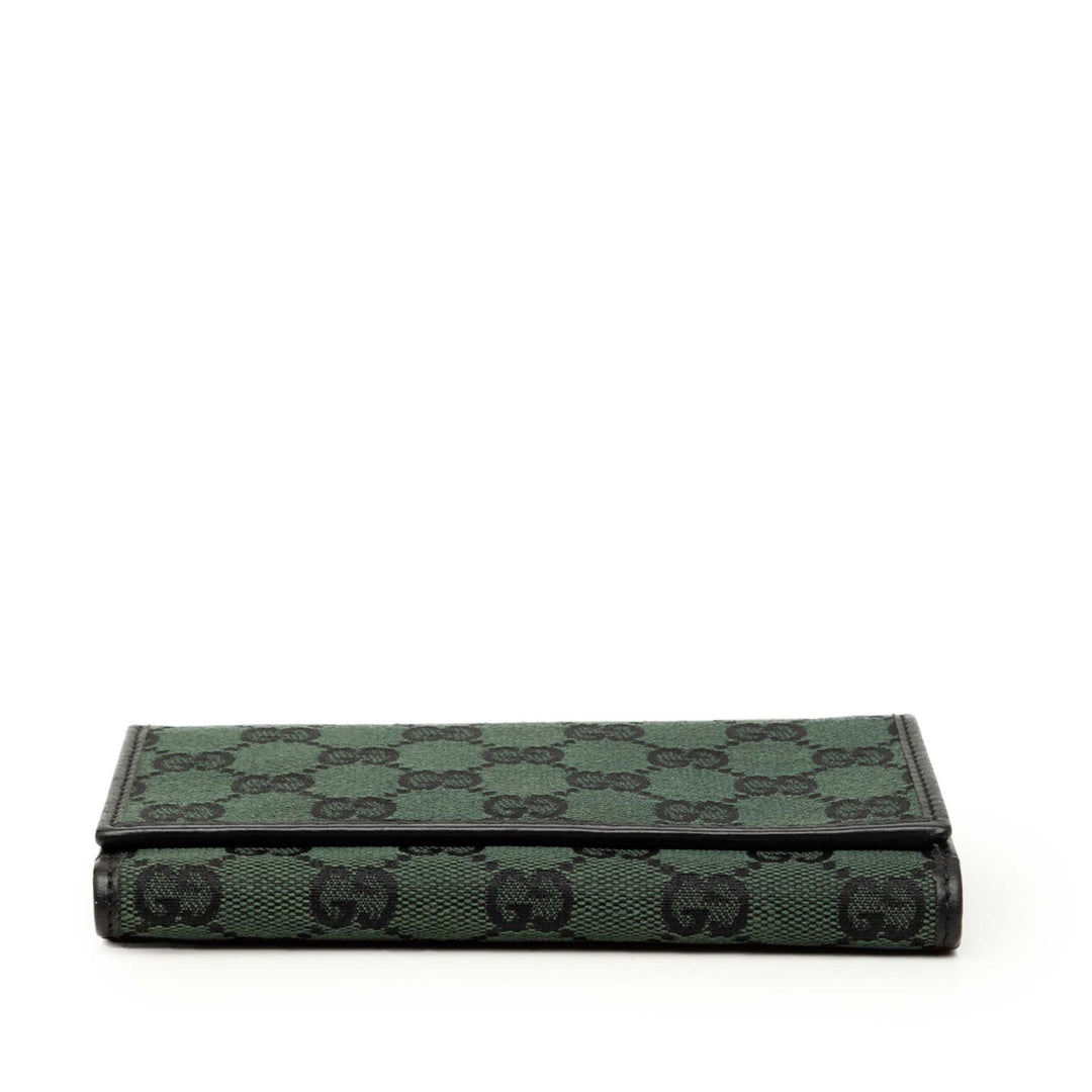 Gucci GG Trois volets Portefeuille long Toile