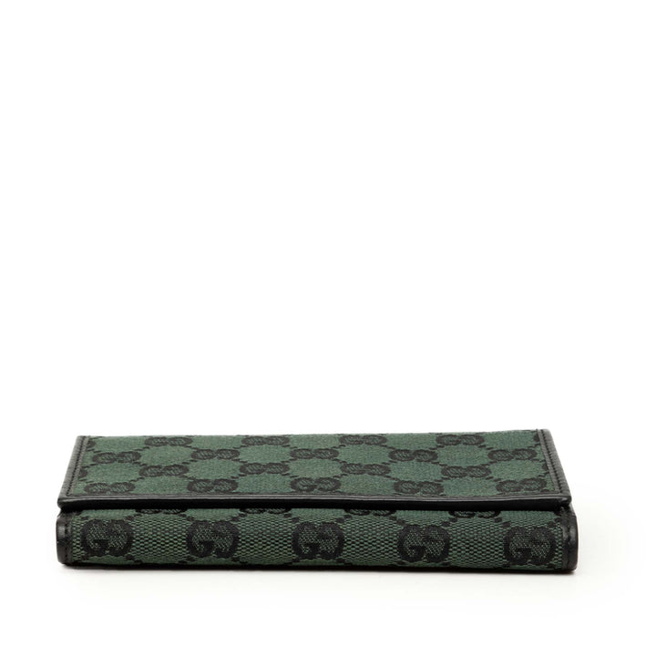 Gucci GG Trois volets Portefeuille long Toile
